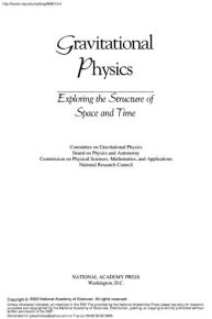 Gravitational physics. Exploring the structure of space and time. Коллектив авторов - читать в Рулиб