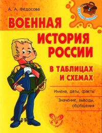 Военная история России в таблицах и схемах. Федосова Анна - читать в Рулиб