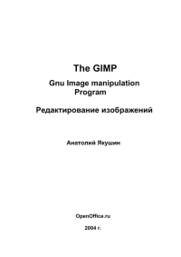 The GIMP: Gnu Image manipulation Program. Редактирование изображений. Якушин Анатолий - читать в Рулиб
