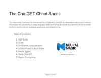 The ChatGPT Cheat Sheet. Неизвестен Автор - читать в Рулиб