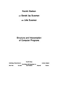 Структура и интерпретация компьютерных программ. Абельсон Харольд - читать в Рулиб