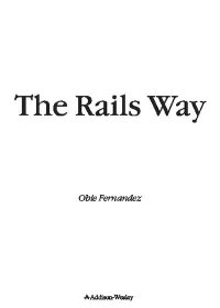 Путь Rails. Подробное руководство по созданию приложений в среде Ruby on Rails. Фернандес Оби - читать в Рулиб